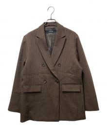 JOURNAL STANDARD（ジャーナルスタンダード）の古着「ウールライクストレッチジャケット」｜ブラウン