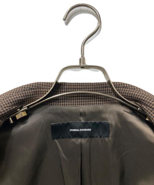 JOURNAL STANDARD（ジャーナルスタンダード）JOURNAL STANDARD (ジャーナルスタンダード) ウールライクストレッチジャケット ブラウン サイズ:38の古着・服飾アイテム