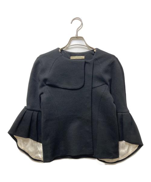 BALENCIAGA（バレンシアガ）BALENCIAGA (バレンシアガ) ニットジャケット　203976 TP900　34 ブラック サイズ:34の古着・服飾アイテム