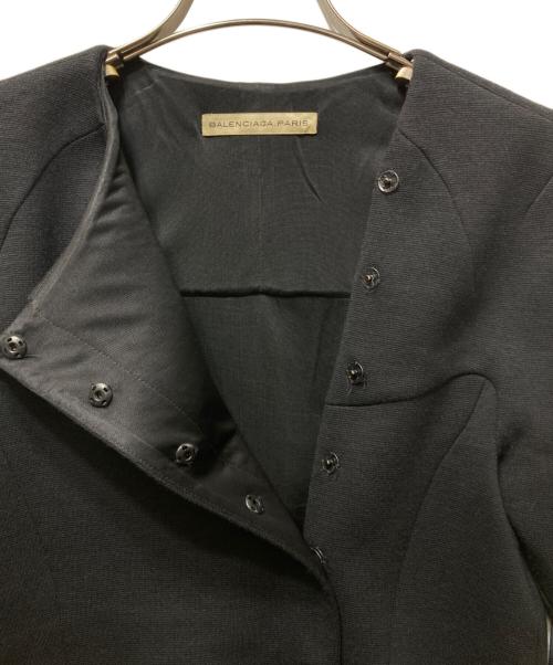 BALENCIAGA（バレンシアガ）BALENCIAGA (バレンシアガ) ニットジャケット　203976 TP900　34 ブラック サイズ:34の古着・服飾アイテム