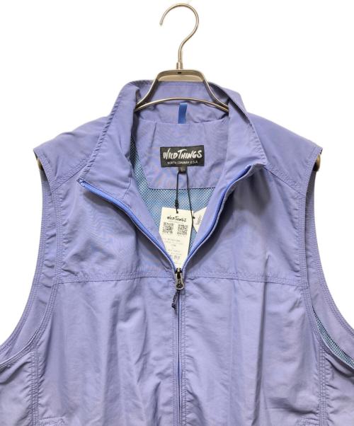 WILD THINGS（ワイルドシングス）WILD THINGS (ワイルドシングス) ユーティリティベスト　WT26019AD パープル サイズ:Lの古着・服飾アイテム