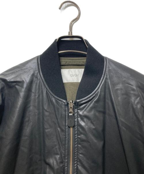 G.V.G.V（ジーヴィージーヴィー）G.V.G.V (ジーヴィージーヴィー) REVERSIBLE LACE UP BLOUSON(リバーシブルレースアップブルゾン) GV2231036 / MA-1 ブラック サイズ:Lの古着・服飾アイテム