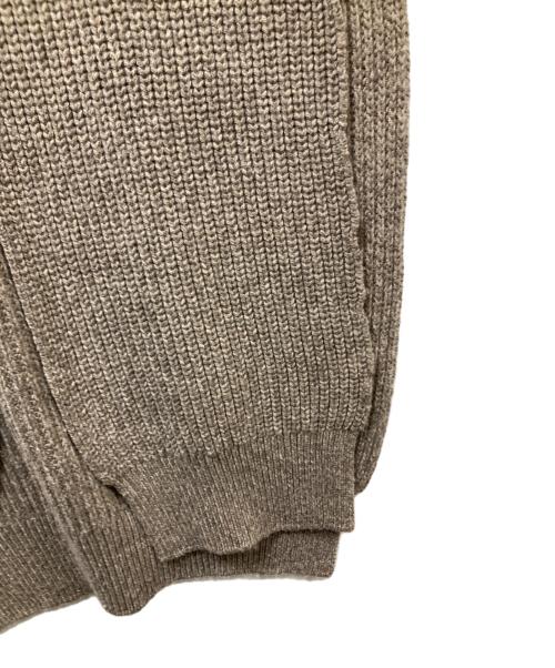 HYKE（ハイク）HYKE (ハイク) RIBED WOOL SLEEVELESS SWEATER DRESS （リブドウールスリーブレススウェッタードレス）202-11203 ベージュ サイズ:1の古着・服飾アイテム