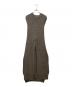 HYKE（ハイク）の古着「RIBED WOOL SLEEVELESS SWEATER DRESS （リブドウールスリーブレススウェッタードレス）202-11203」｜ベージュ
