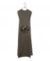 HYKE (ハイク) RIBED WOOL SLEEVELESS SWEATER DRESS （リブドウールスリーブレススウェッタードレス）202-11203 ベージュ サイズ:1：10000円