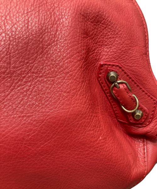 BALENCIAGA（バレンシアガ）BALENCIAGA (バレンシアガ) Calfskin Leather Papier Tote Bag レッドの古着・服飾アイテム