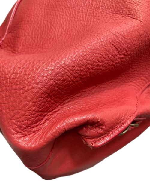BALENCIAGA（バレンシアガ）BALENCIAGA (バレンシアガ) Calfskin Leather Papier Tote Bag レッドの古着・服飾アイテム