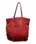 BALENCIAGA（バレンシアガ）の古着「Calfskin Leather Papier Tote Bag」｜レッド