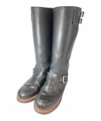 RED WINGレッドウィング）の古着「11-inch Engineer Boots / Biker Boots　/ ウィメンズヘリテージライン」｜ブラック