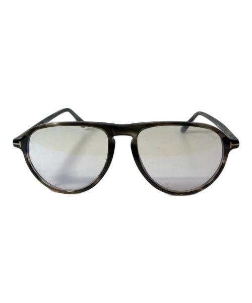 TOM FORD（トムフォード）TOM FORD (トムフォード) パイロットシェイプ 伊達メガネ ブラック サイズ:54□16の古着・服飾アイテム
