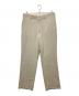 AURALEE（オーラリー）の古着「HARD TWIST WOOL DOBBY SLACKS(ハードツウィストウールドビースラックス)　20SS」｜ベージュ
