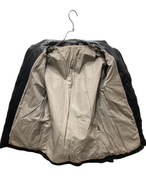incarnation（インカーネーション）incarnation (インカーネーション) HORSE LEATHER SHIRT COLLAR ZIP BLOUSON/ホースレザーシャツカラージップブルゾン 11911-41327　イタリア製　 ダークブラウン サイズ:Mの古着・服飾アイテム