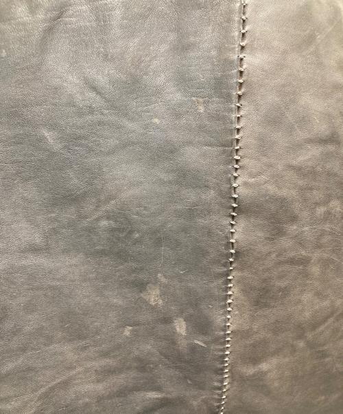 incarnation（インカーネーション）incarnation (インカーネーション) HORSE LEATHER SHIRT COLLAR ZIP BLOUSON/ホースレザーシャツカラージップブルゾン 11911-41327　イタリア製　 ダークブラウン サイズ:Mの古着・服飾アイテム
