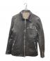 incarnation（インカーネーション）の古着「HORSE LEATHER SHIRT COLLAR ZIP BLOUSON/ホースレザーシャツカラージップブルゾン 11911-41327　イタリア製　」｜ダークブラウン