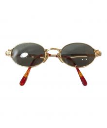 Jean Paul GAULTIER（ジャンポールゴルチェ）の古着「オーバル スチームパンク サングラス」｜ゴールド