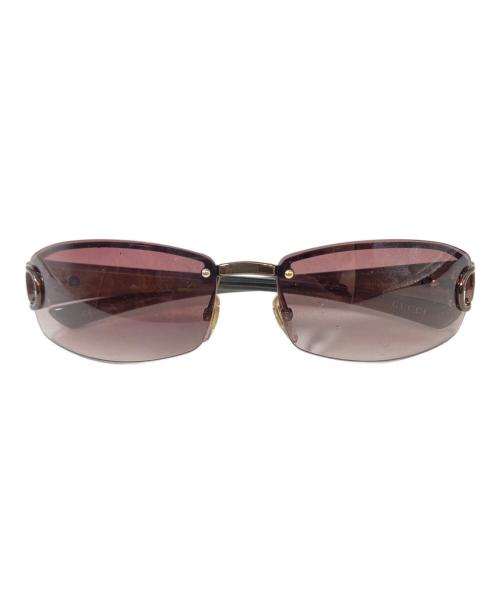 GUCCI（グッチ）GUCCI (グッチ)  ホースビットモチーフリムレスサングラス  GG 2743/F/S ブラック サイズ:62□15の古着・服飾アイテム