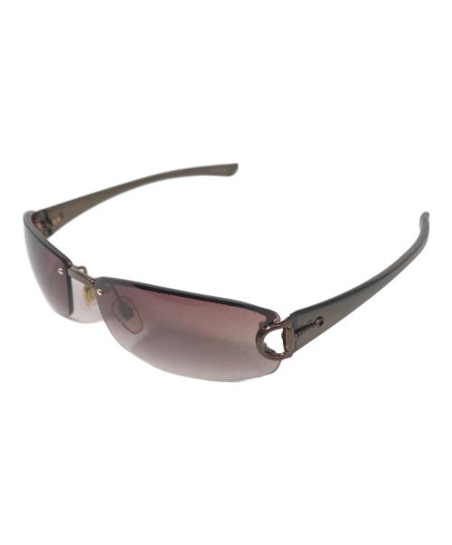 GUCCI（グッチ）GUCCI (グッチ)  ホースビットモチーフリムレスサングラス  GG 2743/F/S ブラック サイズ:62□15の古着・服飾アイテム