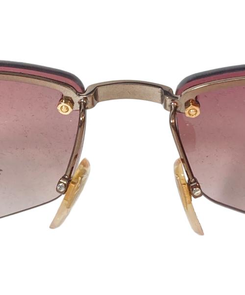 GUCCI（グッチ）GUCCI (グッチ)  ホースビットモチーフリムレスサングラス  GG 2743/F/S ブラック サイズ:62□15の古着・服飾アイテム