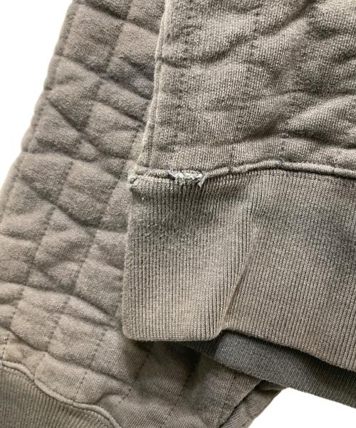 stussy（ステューシー）stussy (ステューシー) VERTICAL QUILTED ZIP HOODIE(バーティカル・キルテッドジップフーディー)　 ブラック サイズ:Lの古着・服飾アイテム