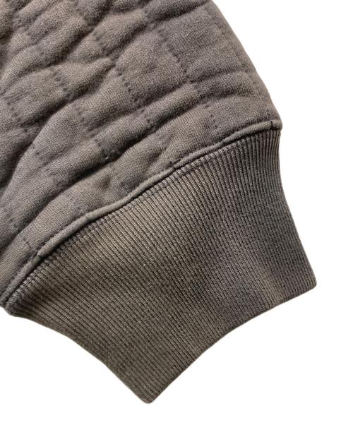 stussy（ステューシー）stussy (ステューシー) VERTICAL QUILTED ZIP HOODIE(バーティカル・キルテッドジップフーディー)　 ブラック サイズ:Lの古着・服飾アイテム