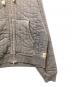 中古・古着 stussy (ステューシー) VERTICAL QUILTED ZIP HOODIE(バーティカル・キルテッドジップフーディー)　 ブラック サイズ:L：13000円