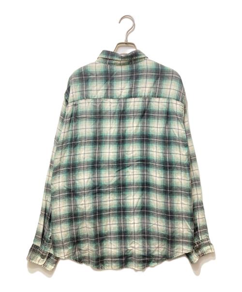 stussy（ステューシー）stussy (ステューシー) MATTHEW PRINTED SHIRT(マシュープリンテッドシャツ)　 グリーン サイズ:Mの古着・服飾アイテム