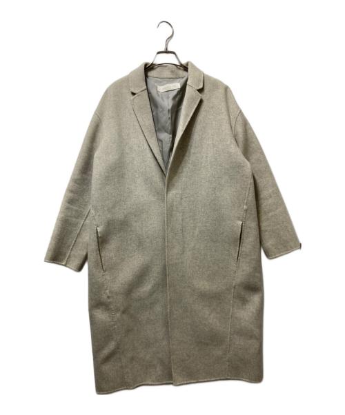 GALERIE VIE（ギャルリーヴィー）GALERIE VIE (ギャルリーヴィー) ライトメルトン チェスターコート グレー サイズ:34の古着・服飾アイテム