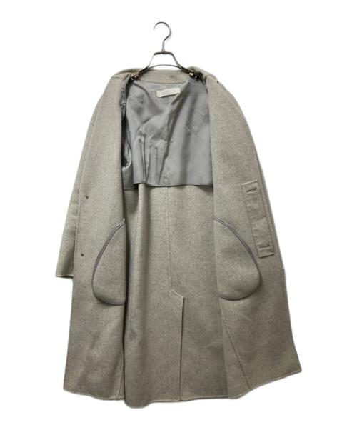 GALERIE VIE（ギャルリーヴィー）GALERIE VIE (ギャルリーヴィー) ライトメルトン チェスターコート グレー サイズ:34の古着・服飾アイテム