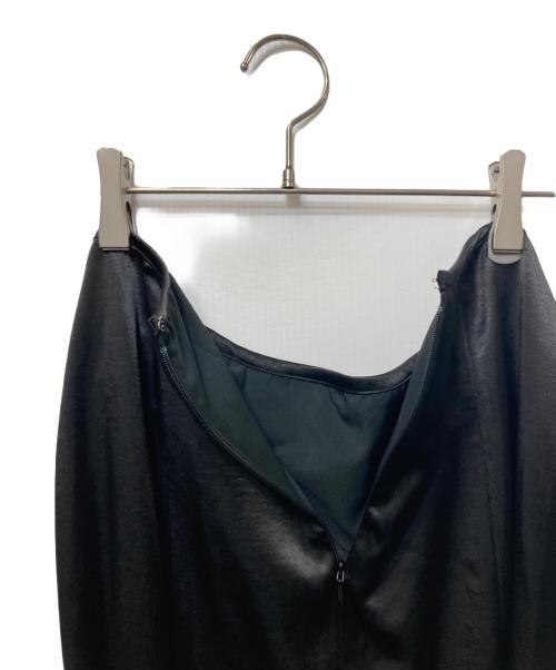 THE TOE（ザ・トゥー）THE TOE (ザ・トゥー) Rothenburg Satin Skirt(ローテンブルグサテンスカート)　TT25321424　 ブラック サイズ:Ｓの古着・服飾アイテム