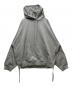 MAISON SPECIAL（メゾンスペシャル）の古着「Heavy-Weight Sweat Prime-Over Side Zip Pullover Hoodie(ヘビーウェイトスウェットプライムオーバーサイドジッププルオーバーフーディー)　11249411301　」｜グレー