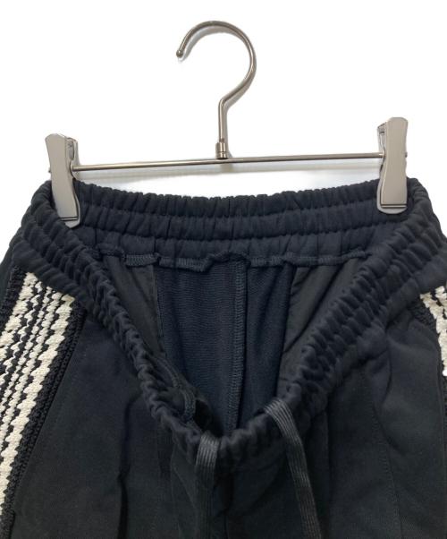 MAISON SPECIAL（メゾンスペシャル）MAISON SPECIAL (メゾンスペシャル) Washed Nylon Side Line Prime-Wide Easy Pants ブラックの古着・服飾アイテム