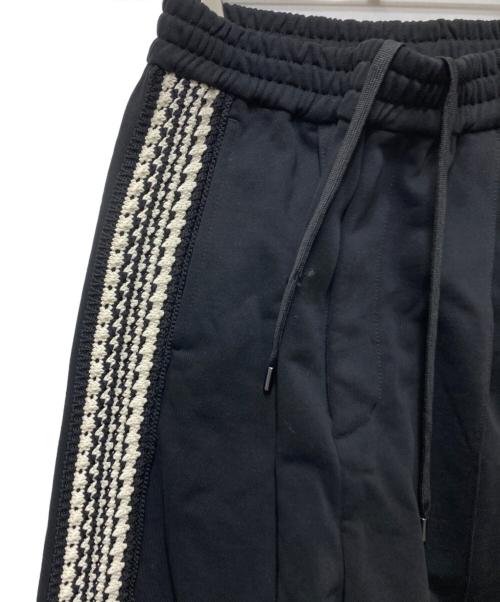 MAISON SPECIAL（メゾンスペシャル）MAISON SPECIAL (メゾンスペシャル) Washed Nylon Side Line Prime-Wide Easy Pants ブラックの古着・服飾アイテム
