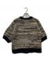 CLANE (クラネ) DOT LINE HALF SLEEVE KNIT CARDIGAN(ドットラインハーフスリーブニットカーディガン)　 ホワイト×ブラック サイズ:１：8000円
