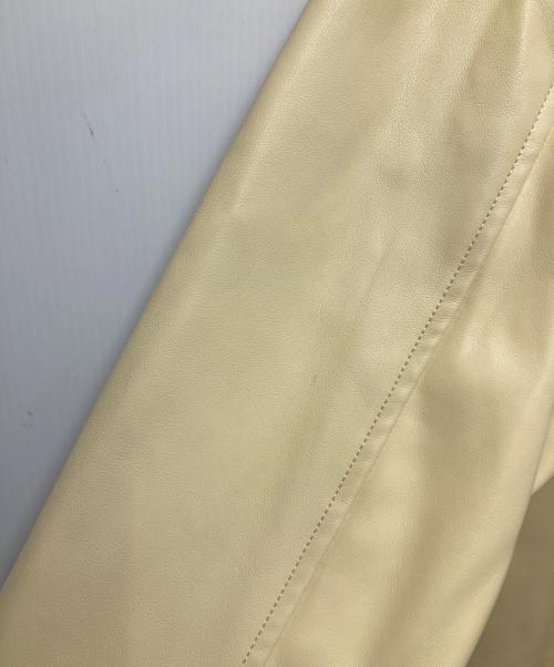 MACPHEE（マカフィー）MACPHEE (マカフィー) レザーライクカバーオール　25年ﾓﾃﾞﾙ　 イエロー サイズ:36の古着・服飾アイテム