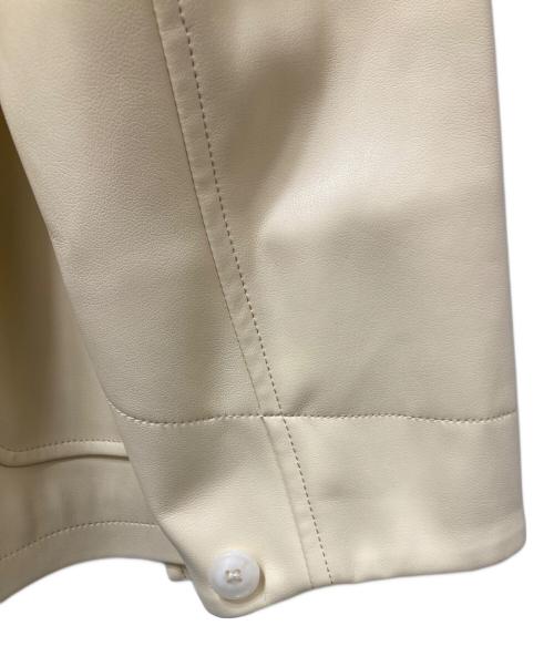 MACPHEE（マカフィー）MACPHEE (マカフィー) レザーライクカバーオール　25年ﾓﾃﾞﾙ　 イエロー サイズ:36の古着・服飾アイテム
