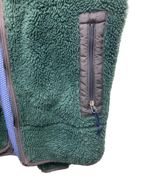 Patagonia（パタゴニア）Patagonia (パタゴニア) RETROXフリースジャケット　USA製　初期型　PEF  グリーン サイズ:Lの古着・服飾アイテム