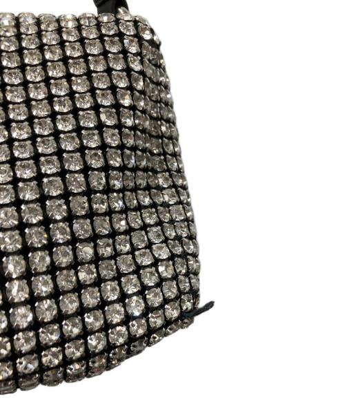 ALEXANDER WANG（アレキサンダー・ワン）ALEXANDER WANG (アレキサンダー・ワン) ラインストーンハンドバッグ シルバーの古着・服飾アイテム