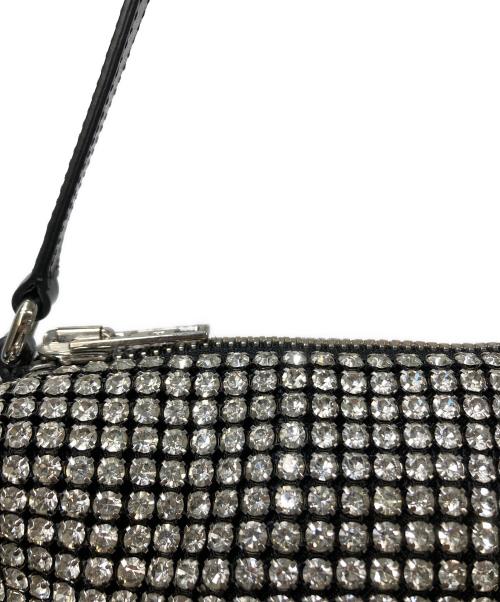 ALEXANDER WANG（アレキサンダー・ワン）ALEXANDER WANG (アレキサンダー・ワン) ラインストーンハンドバッグ シルバーの古着・服飾アイテム
