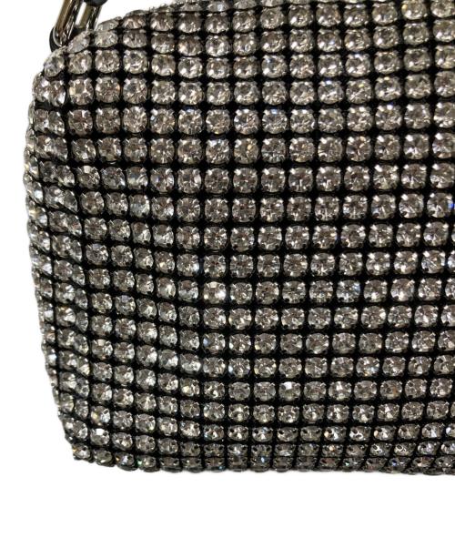 ALEXANDER WANG（アレキサンダー・ワン）ALEXANDER WANG (アレキサンダー・ワン) ラインストーンハンドバッグ シルバーの古着・服飾アイテム