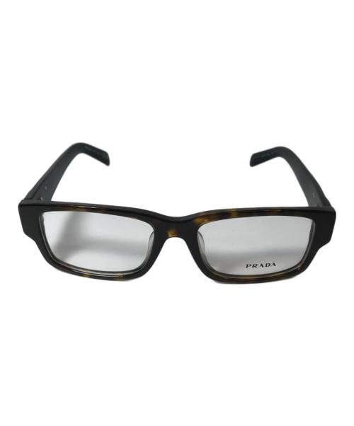 PRADA（プラダ）PRADA (プラダ) サングラス　イタリア製　 ブラウン サイズ:SIZE 55□18の古着・服飾アイテム