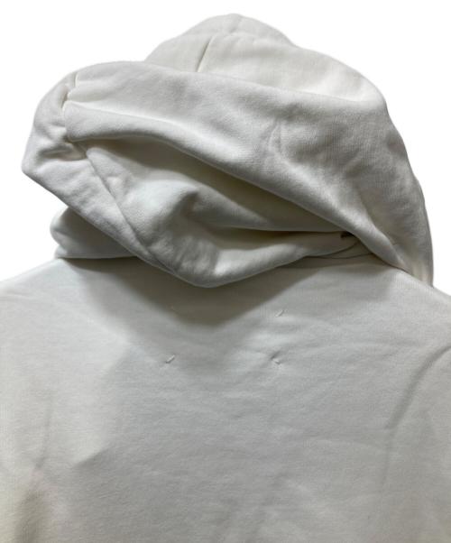 Maison Margiela（メゾンマルジェラ）Maison Margiela (メゾンマルジェラ) 八の字ジップフーディー　トルコ製 ホワイト サイズ:44の古着・服飾アイテム