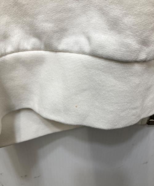 Maison Margiela（メゾンマルジェラ）Maison Margiela (メゾンマルジェラ) 八の字ジップフーディー　トルコ製 ホワイト サイズ:44の古着・服飾アイテム