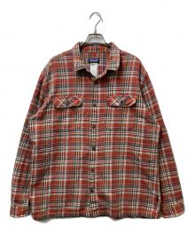 Patagonia（パタゴニア）の古着「fjord flannel shirts(フィヨルドフランネルシャツ)　」｜レッド