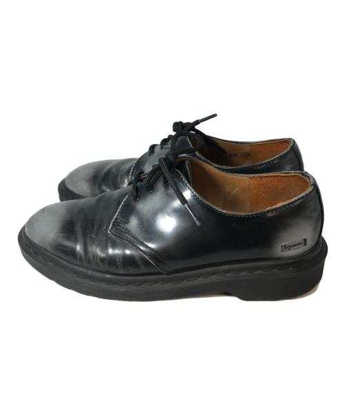 Dr.Martens（ドクターマーチン）Dr.Martens (ドクターマーチン) Supreme (シュプリーム) 1461 3 Eye Shoe ブラック サイズ:UK7の古着・服飾アイテム