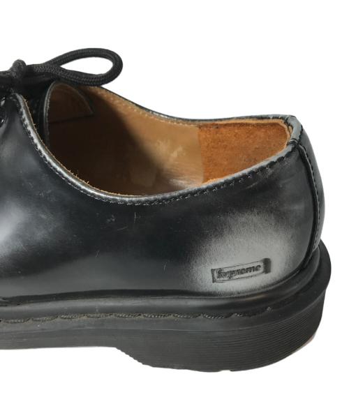 Dr.Martens（ドクターマーチン）Dr.Martens (ドクターマーチン) Supreme (シュプリーム) 1461 3 Eye Shoe ブラック サイズ:UK7の古着・服飾アイテム