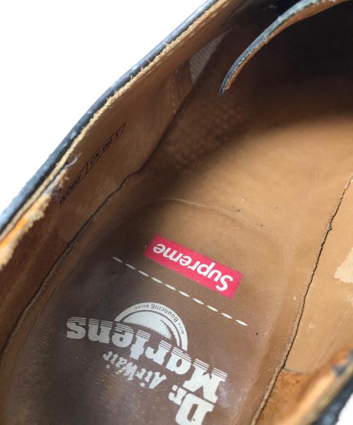 Dr.Martens（ドクターマーチン）Dr.Martens (ドクターマーチン) Supreme (シュプリーム) 1461 3 Eye Shoe ブラック サイズ:UK7の古着・服飾アイテム