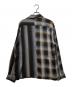 SASQUATCHfabrix. (サスクワッチファブリックス) ASYMMETRY COLLAR SHIRT(アシンメトリーカラーシャツ)　25SS　 ブラウン サイズ:L：15000円