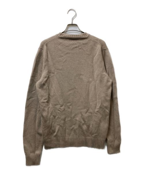 FENDI（フェンディ）FENDI (フェンディ) カーリグラフィ カシミアロゴニット　19AW　カシミヤ　100％ ブラウン サイズ:50の古着・服飾アイテム