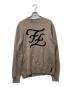 FENDI（フェンディ）の古着「カーリグラフィ カシミアロゴニット　19AW　カシミヤ　100％」｜ブラウン