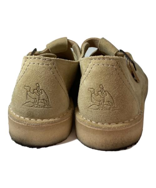 CLARKS（クラークス）CLARKS (クラークス) WALLABEE T BAR(ワラビー　T 　バー)　　 ベージュ サイズ:26cmの古着・服飾アイテム